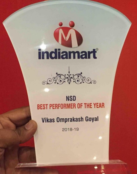 IndiaMART NSD Best Performer of the Year 2018-19